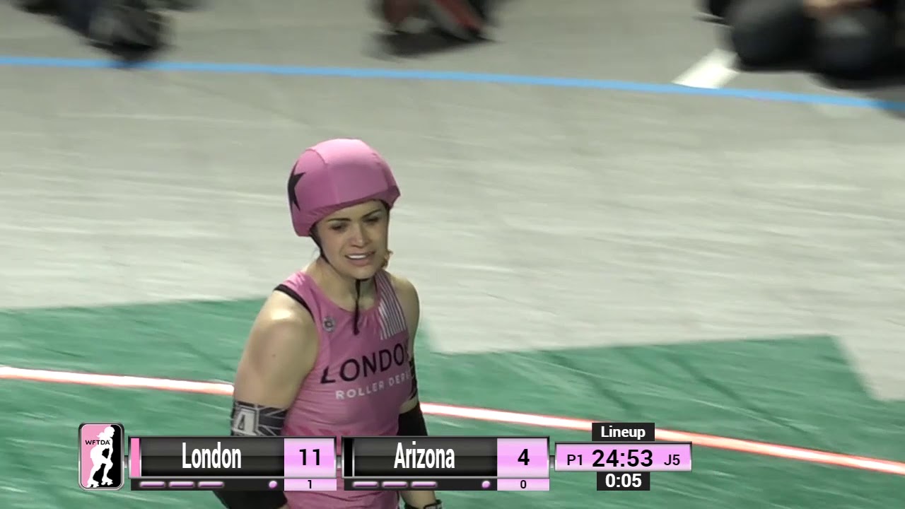 London vs Arizona - 2019 International WFTDA Playoffs: Seattle Game 13