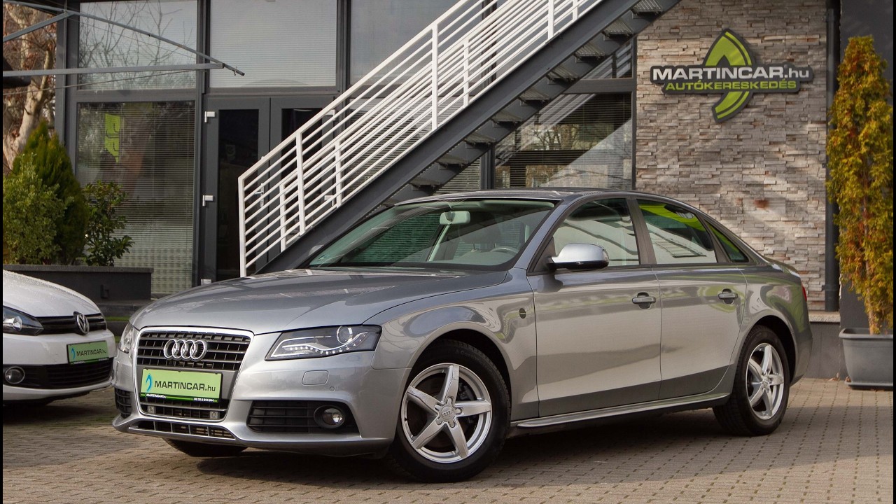 AUDI A4 1.8 T FSi Impzáns Eisensilber +Igényes Lichtgrau utastér +Friss Vizsga +3X-s GARANCIA !!
