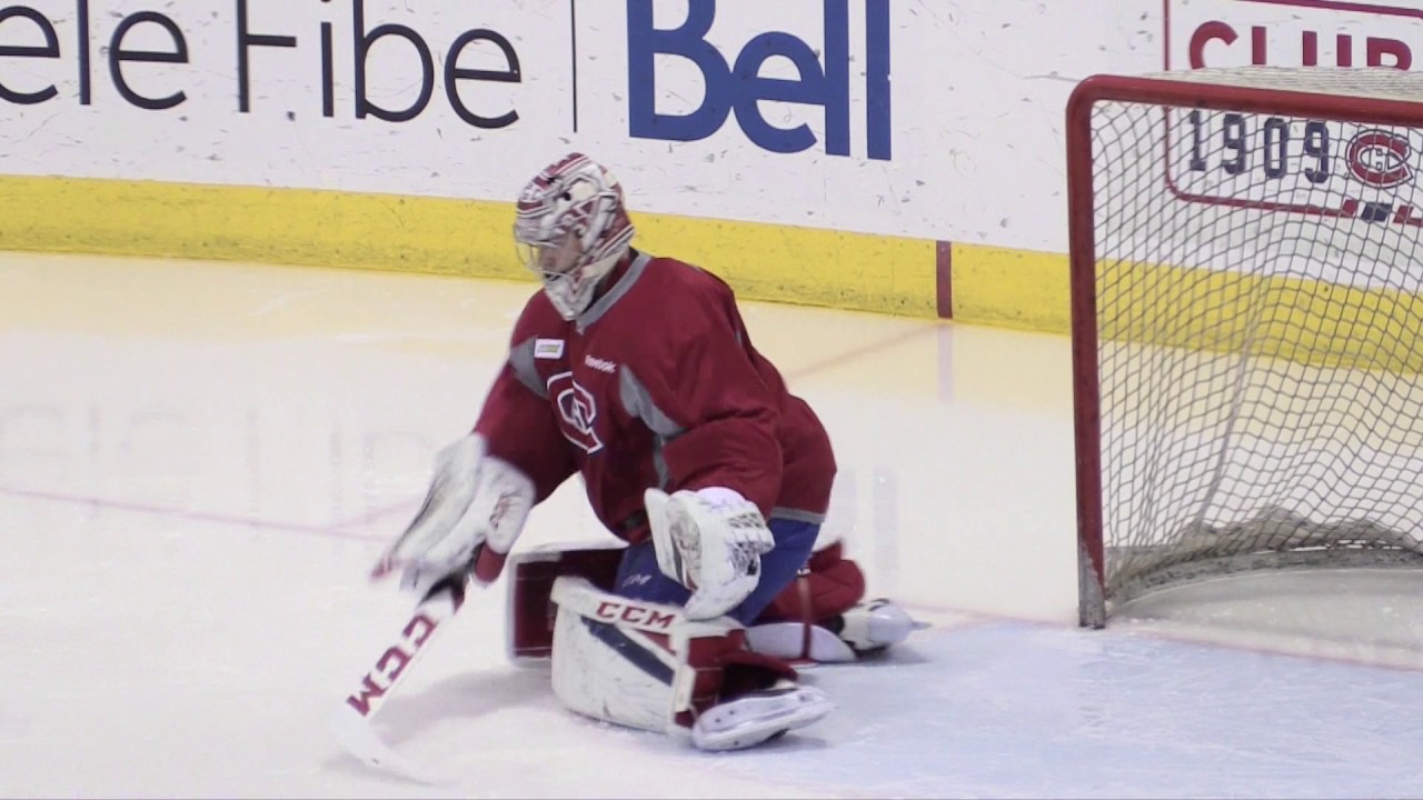 Carey Price drills January 21, 2017.