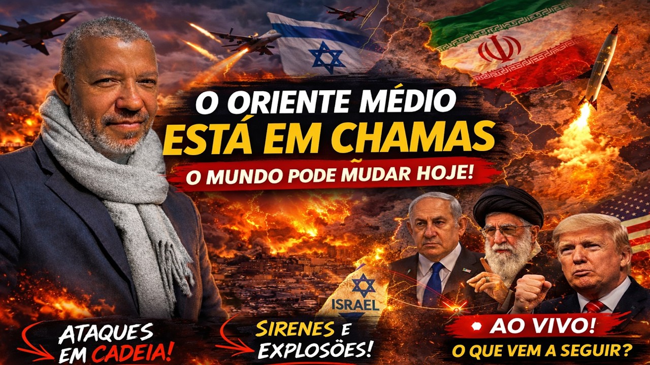🌍 Conflito Global? O Mundo Observa Israel e Irã