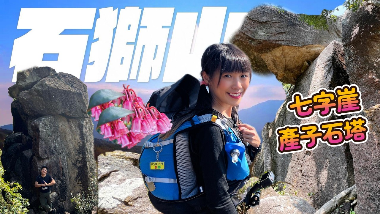 【攀爬系列】七字崖🧗🏼‍♂️產子石塔🦁石獅山💮禾寮墩🪨無限石景又有吊鐘花睇又好玩