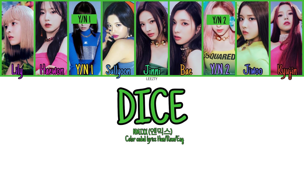NMIXX (엔믹스) 'DICE'- As A Member [Karaoke] || 9 Members Ver.