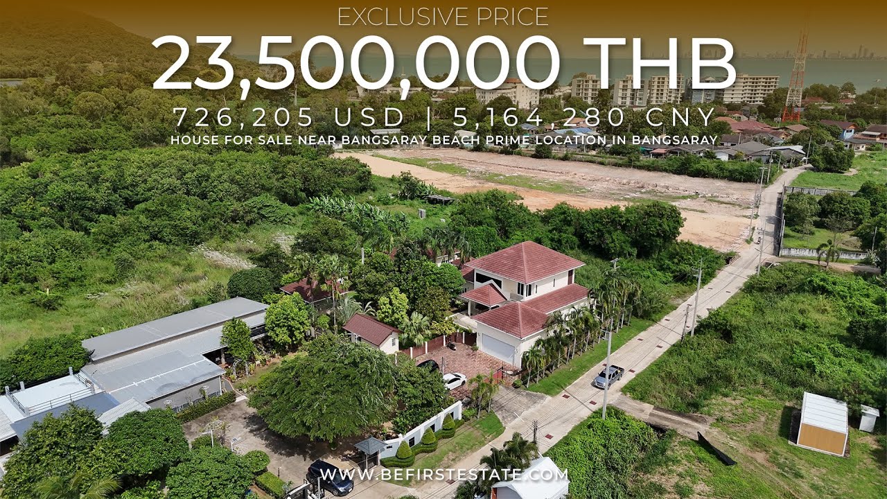 Bang Saray Luxury House – 1 Rai Private Oasis Near the Beach | Only 500m to Bang Saray Shore