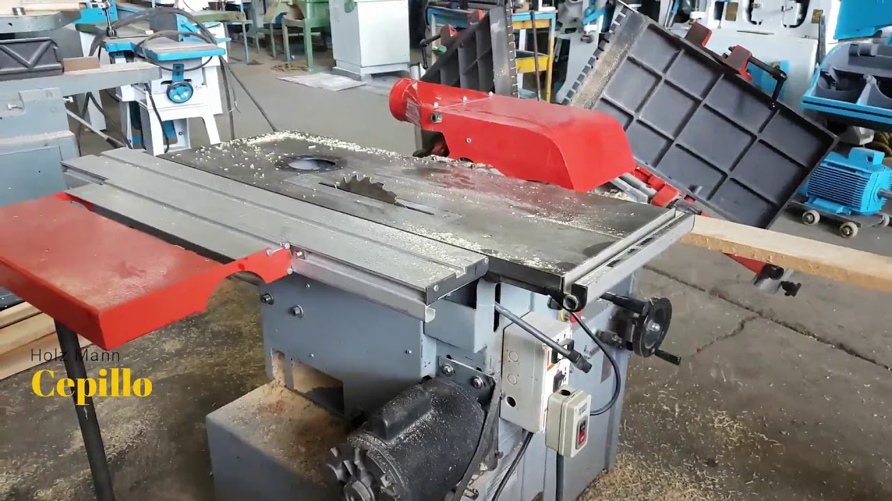Maquina Combinada Marca Holzman -- Maquinas Para Madera