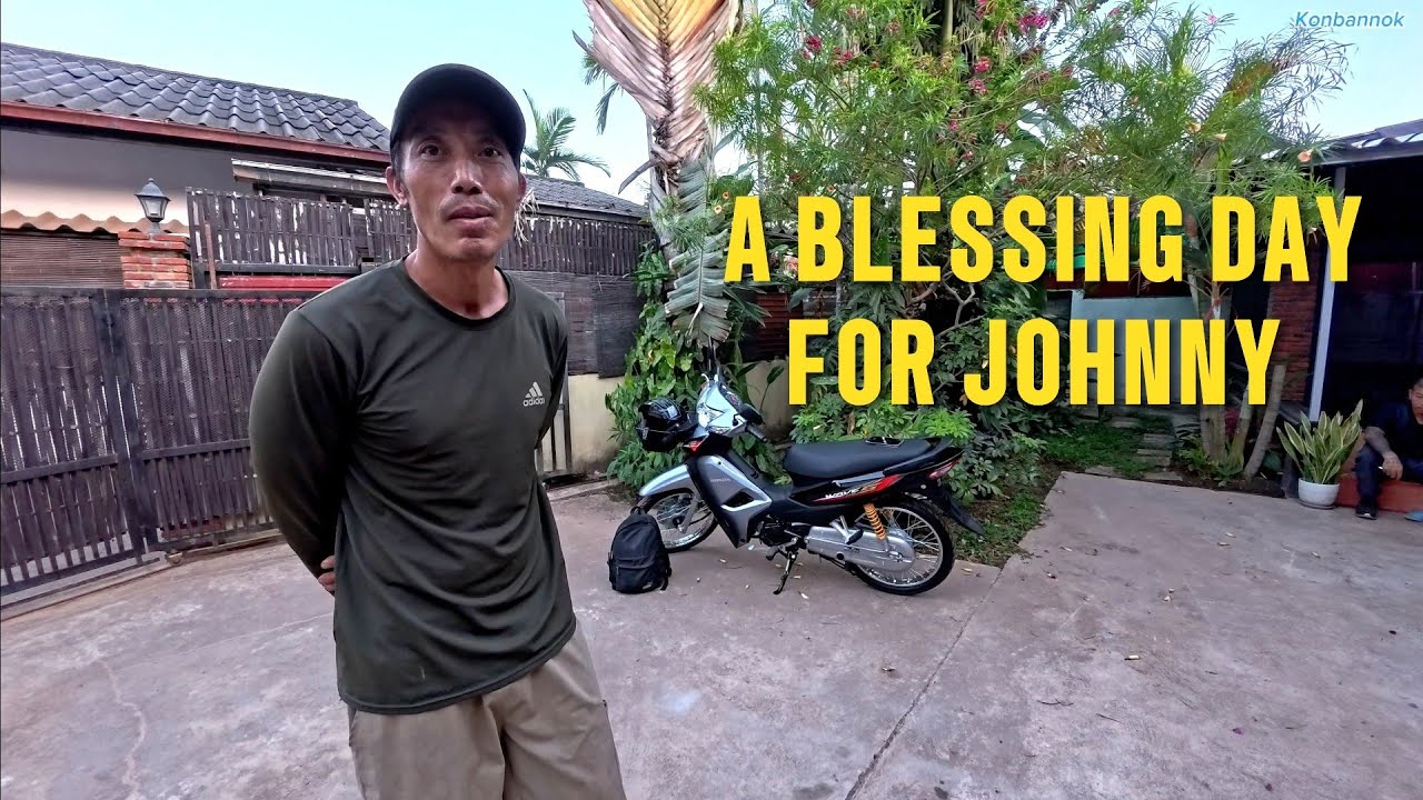 Johnny dream come true, finally got his motorbike 