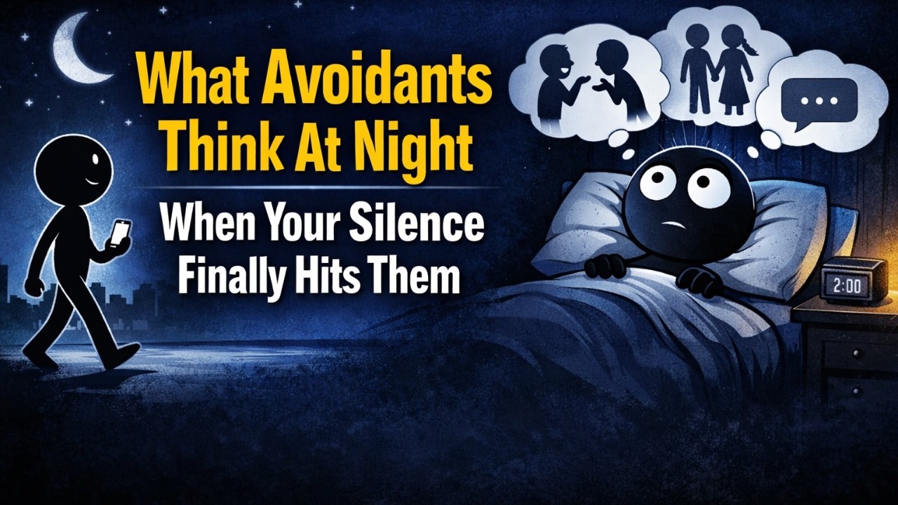 What Avoidants Think At Night When Your Silence Finally Hits Them