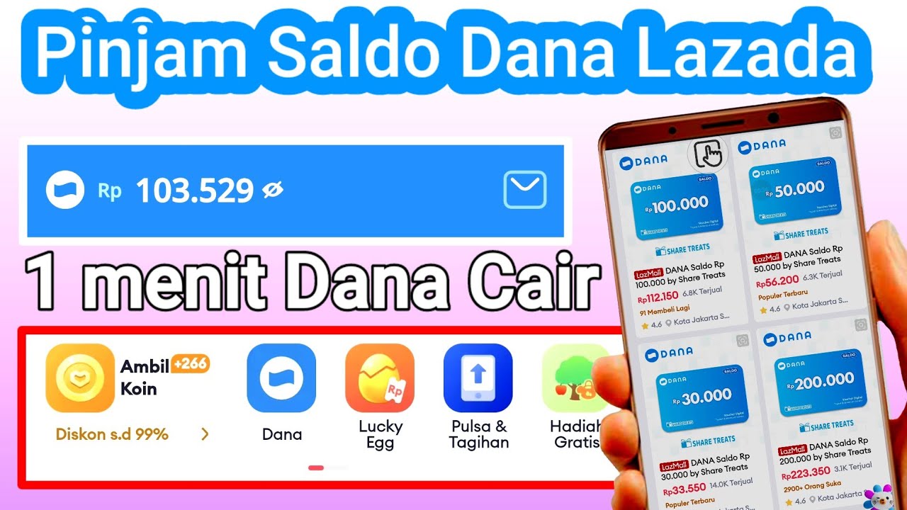 Cara Pinjam Saldo Dana Di Lazada Terbaru  2024