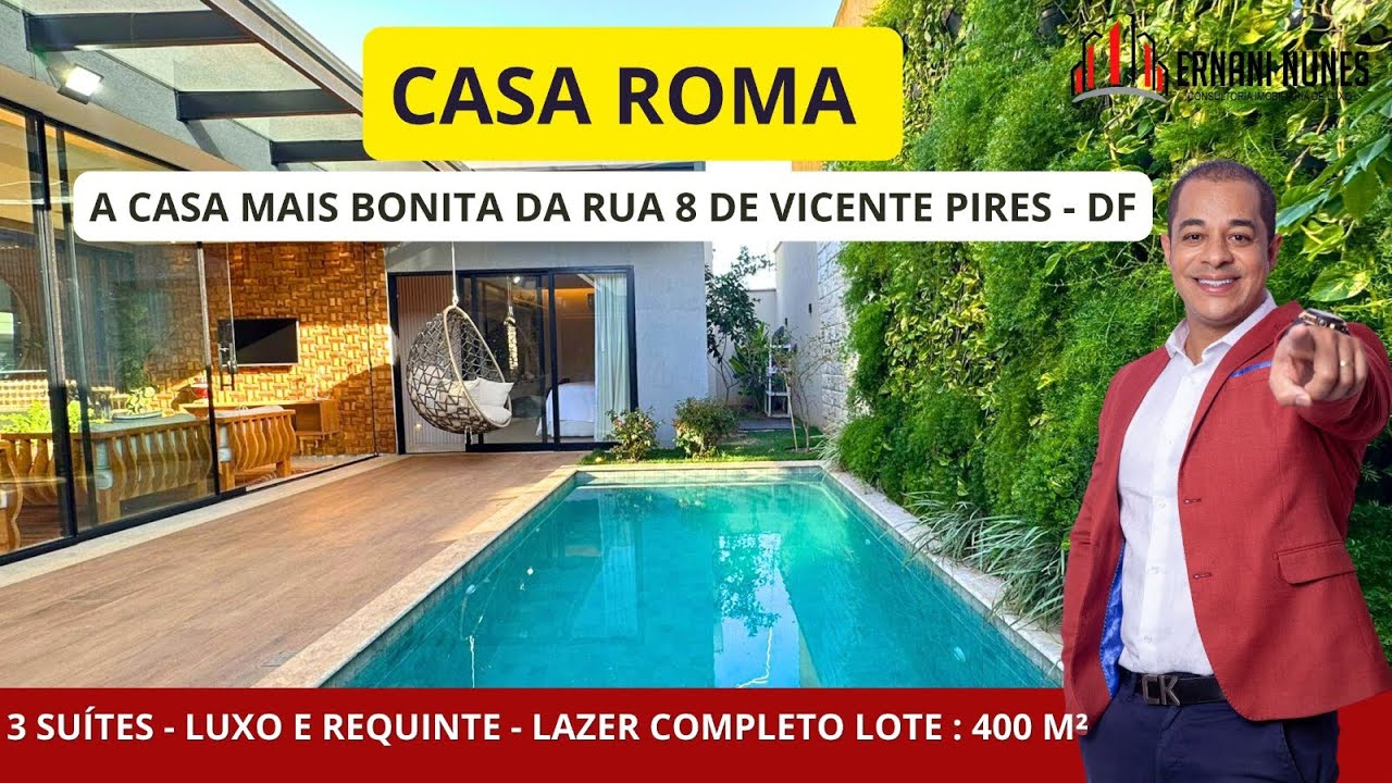 A CASA MAIS LINDA DO VICENTE PIRES - DECORAÇÃO MUITO ELEGANTE - RUA 8