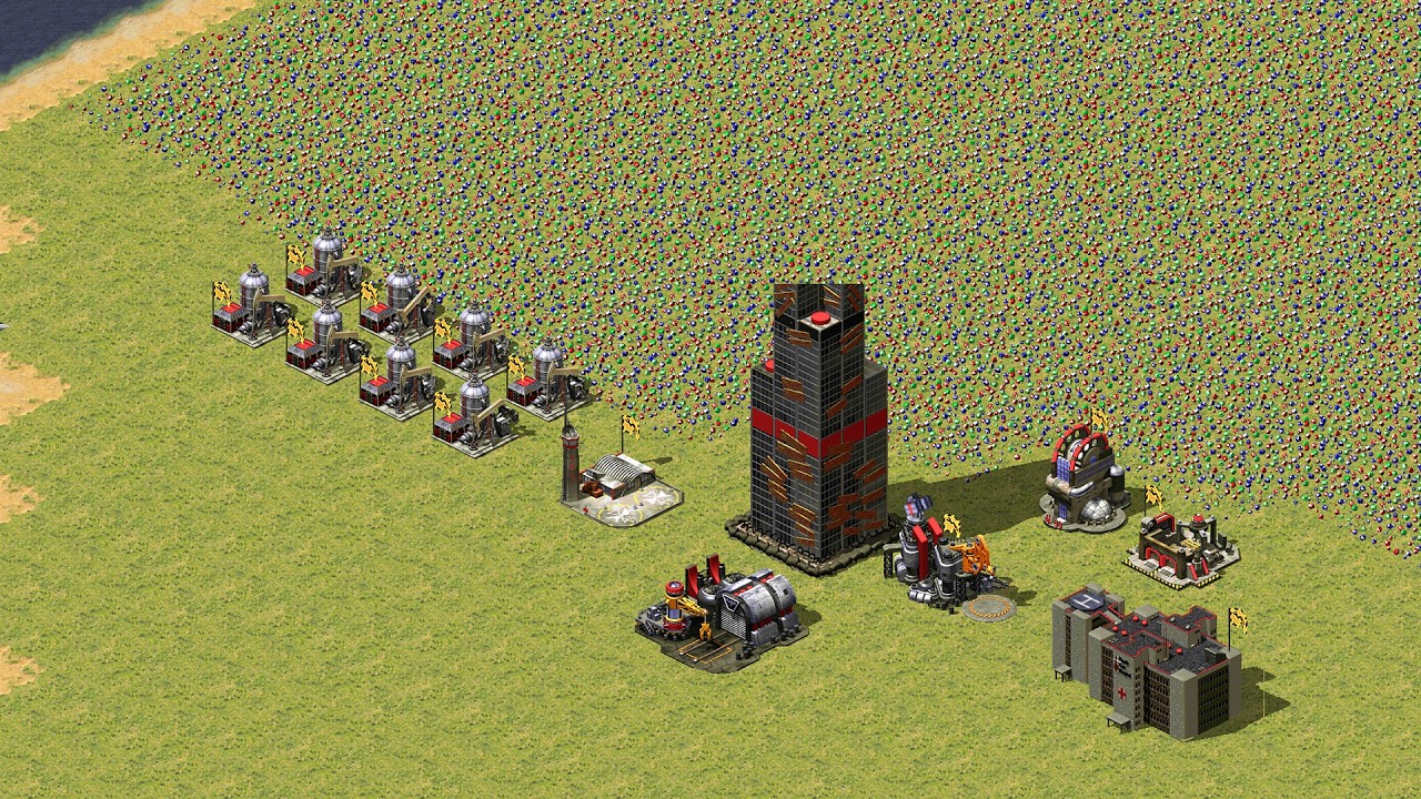 Yuri's Revenge Red Alert 2 Nicoandreas Новая версия 2026 Редактирование карты Масштабирование 300...