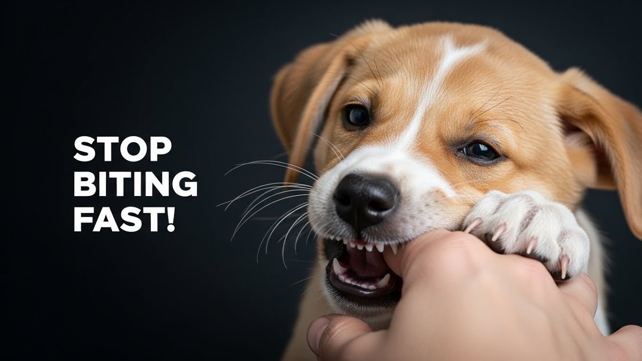 Stop Puppy Biting in Seconds! The “OUCH” Method That Actually Works