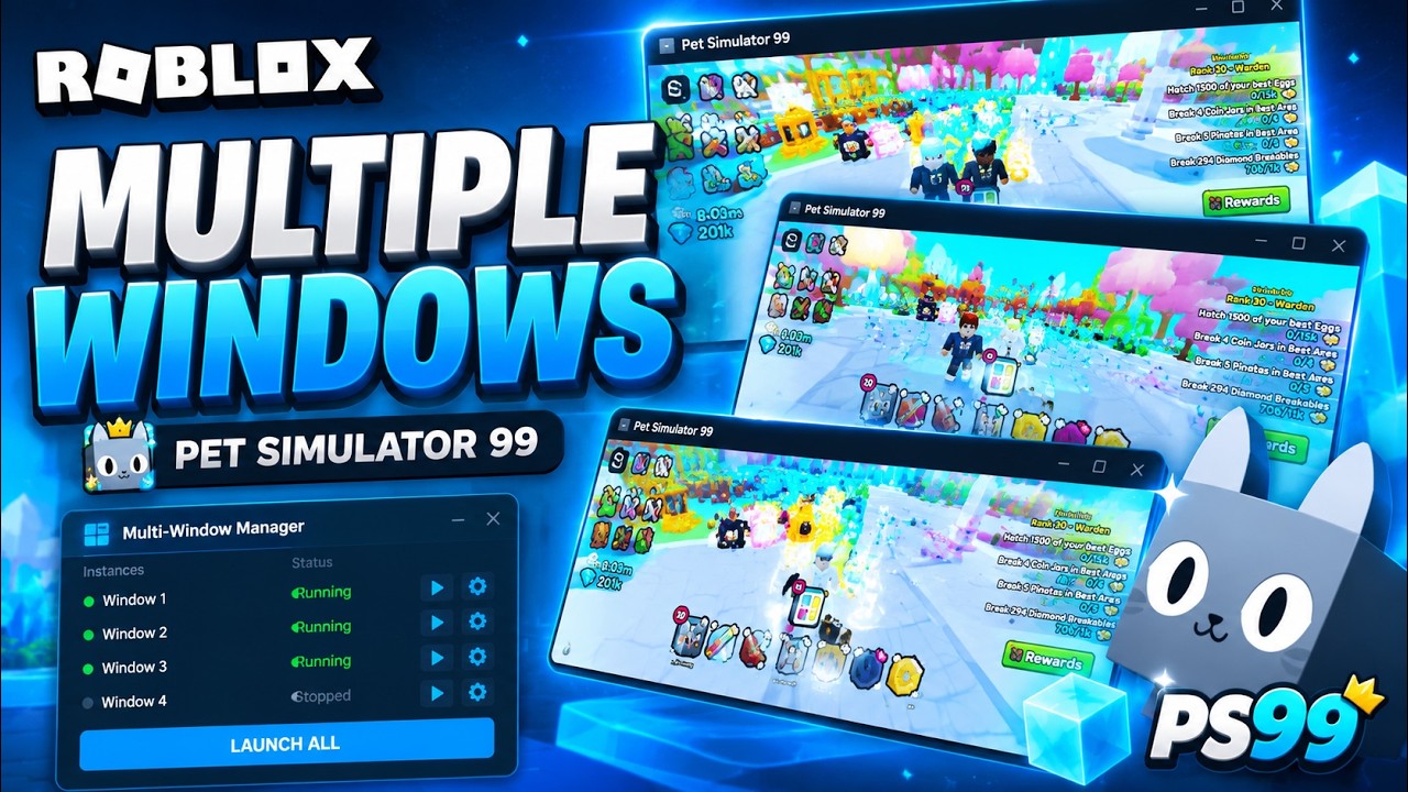 Multi Roblox 2026 - Run Multiple Accounts - Alt Manager + Multi Instance PC