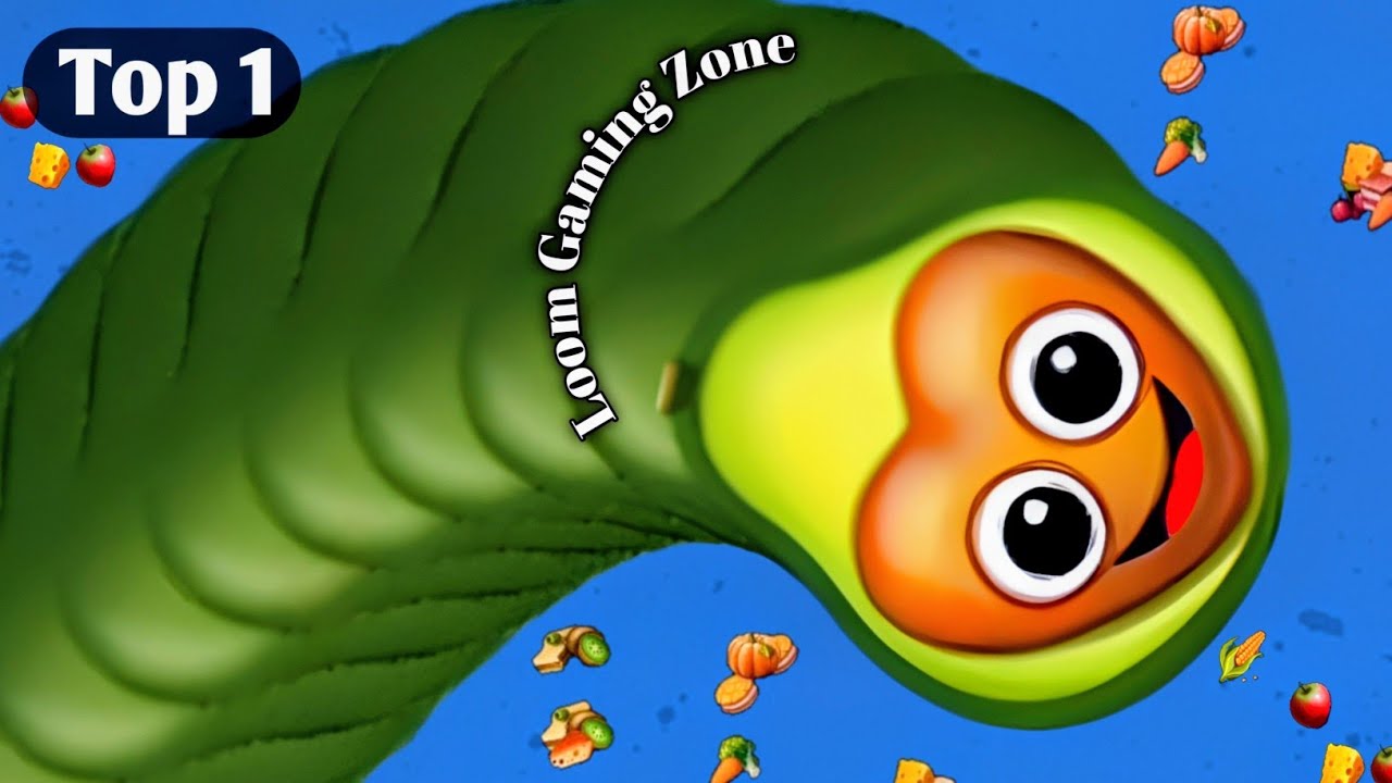 Worms Zone io Best snake Gameplay | Saamp wala game | Snake Game | snake io | Rắn Săn Mồi game #057