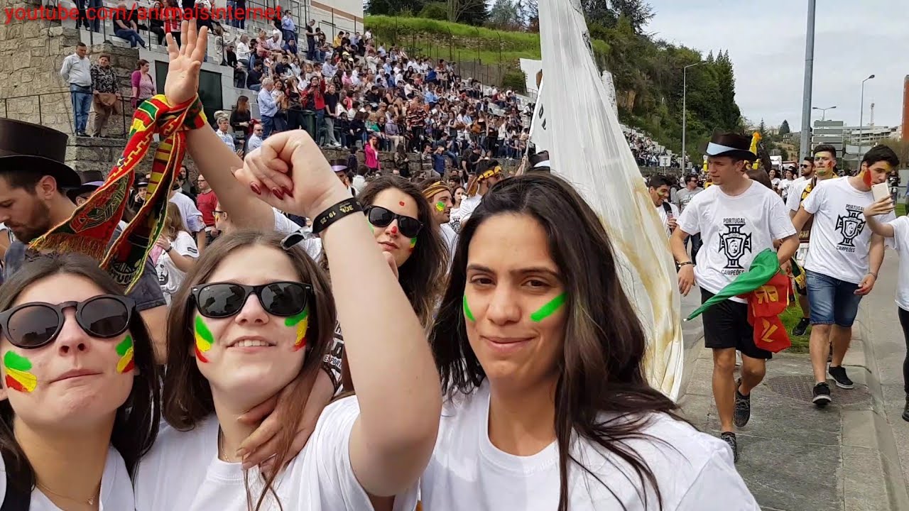 Graduation Parade 1/2. Academic Week. University UTAD. Vila Real. Portugal. 2018