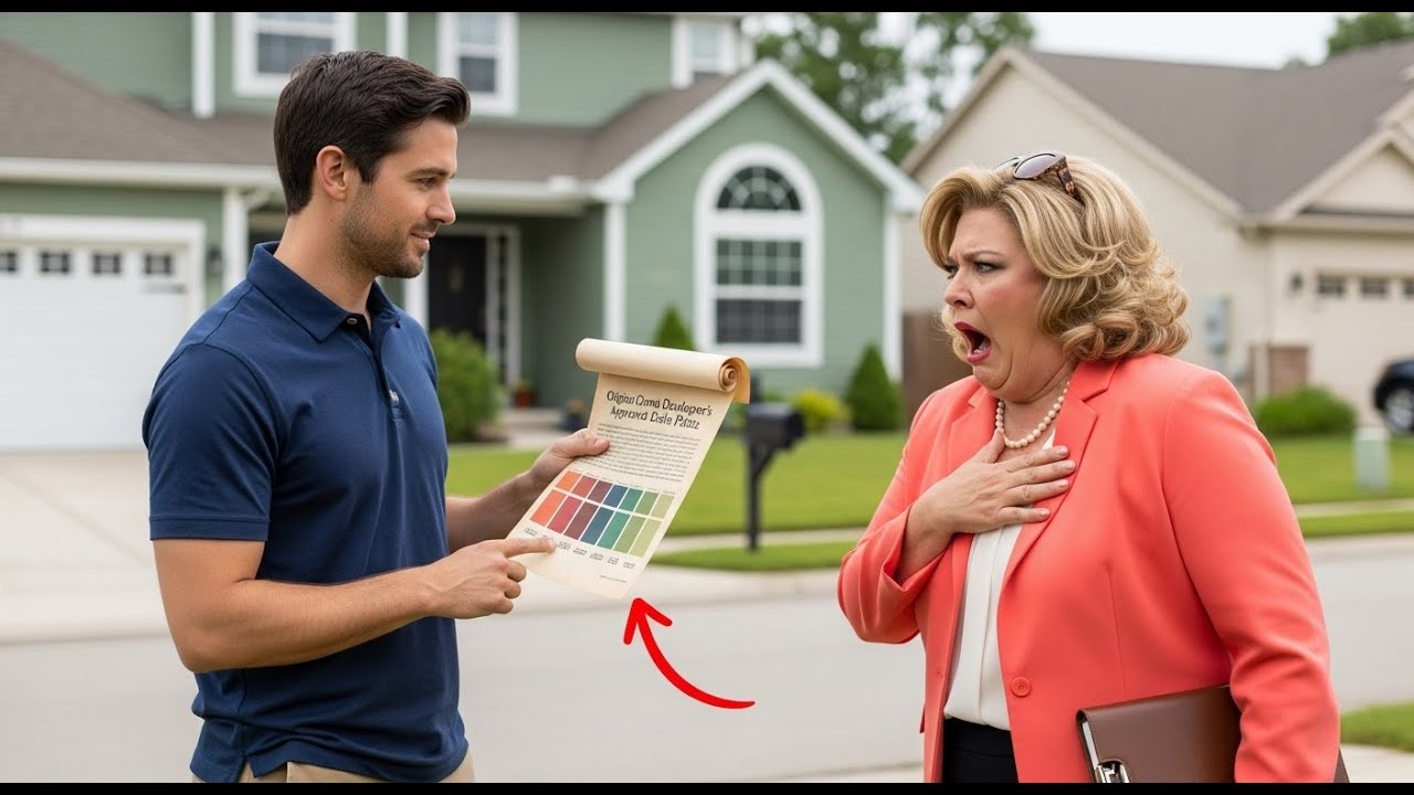 "Your House Color Isn't Approved" — HOA Karen Went Quiet When I Showed Her the Original Palette