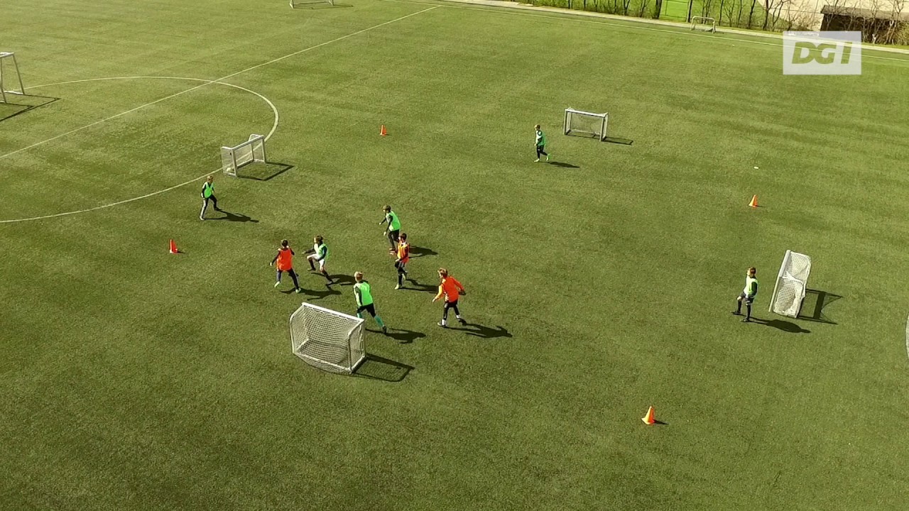Spil træning - 2v2 + 4 perifere spillere