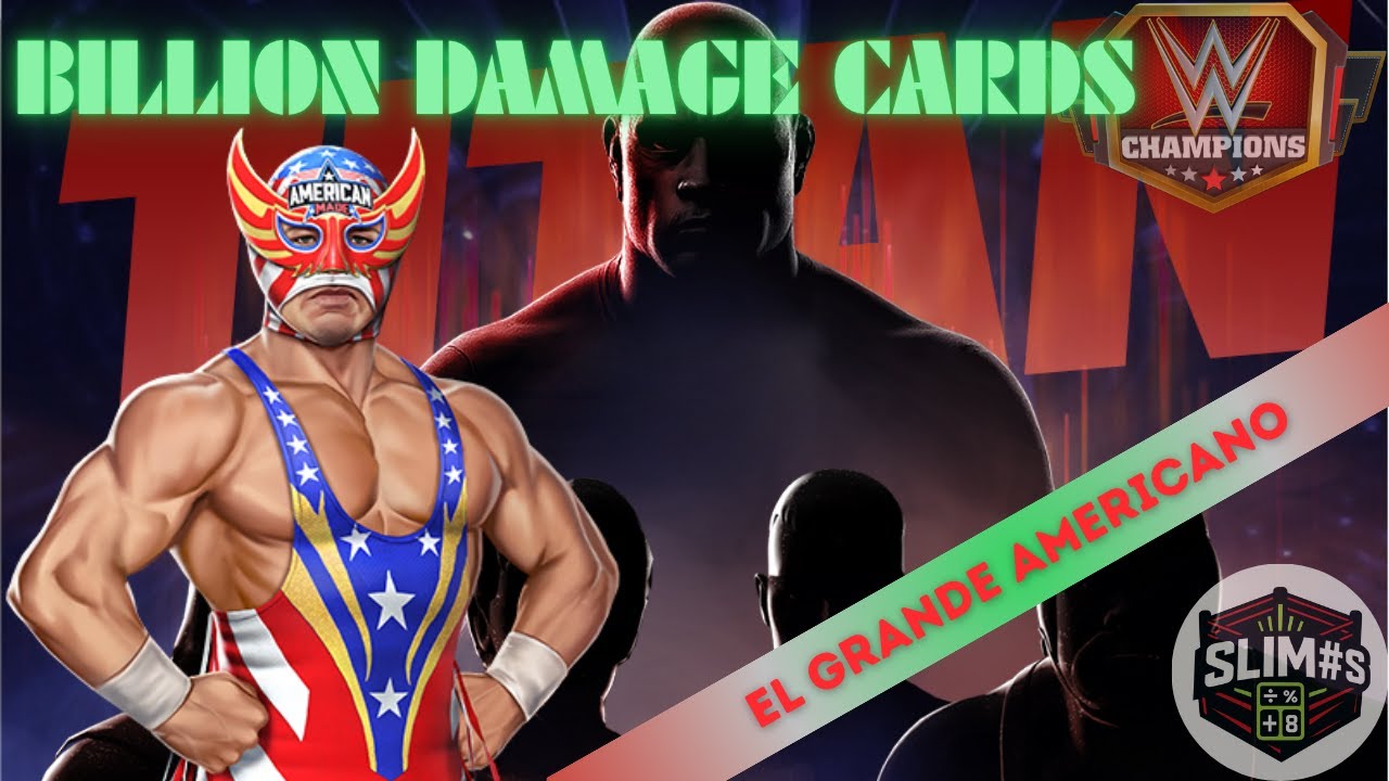 Карточки с миллиардами повреждений — El Grande Americano (с ДК Синой) :: Чемпионы WWE