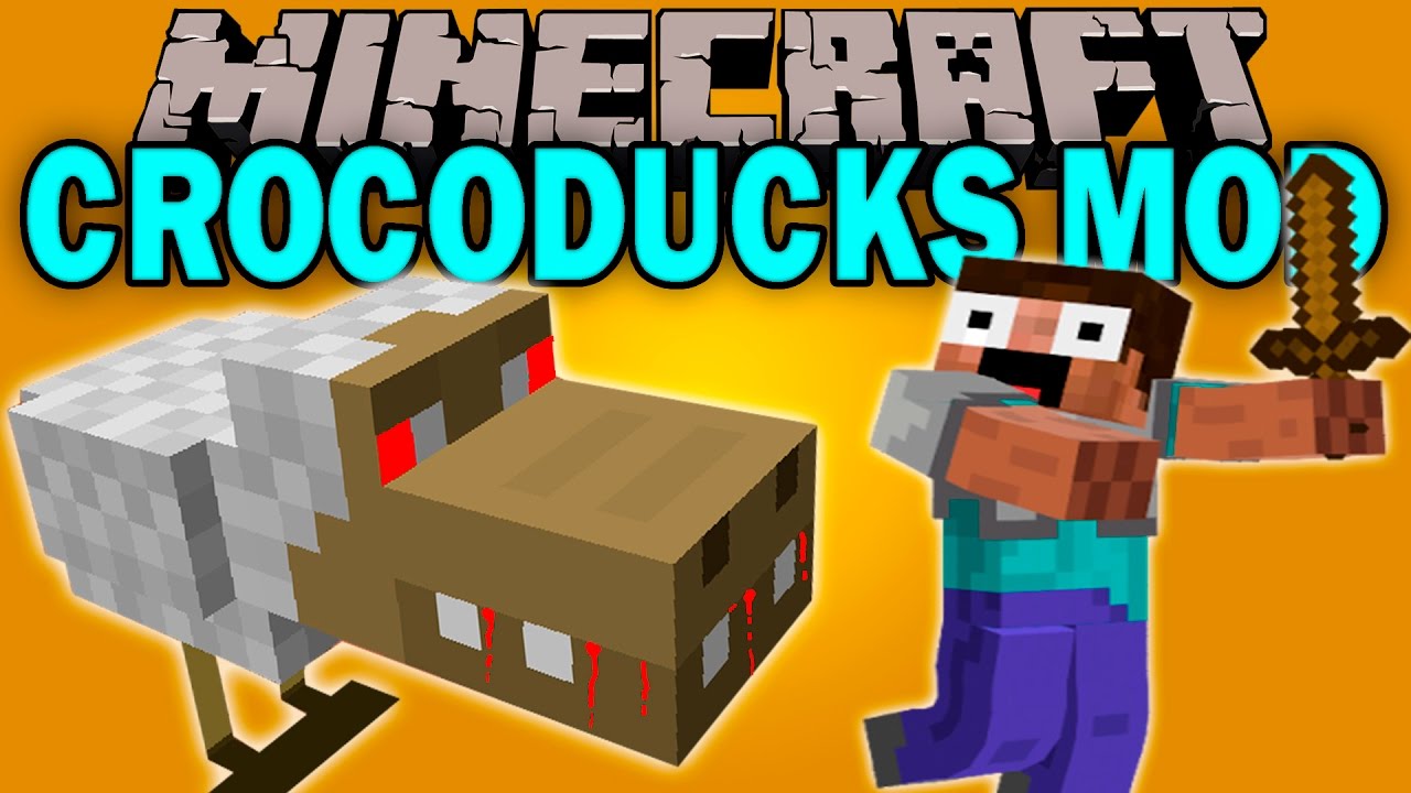 CROCODUCKS MOD - Patos Cocodrilos - Minecraft mod 1.10.2 y 1.11.2 Review ESPAÑOL