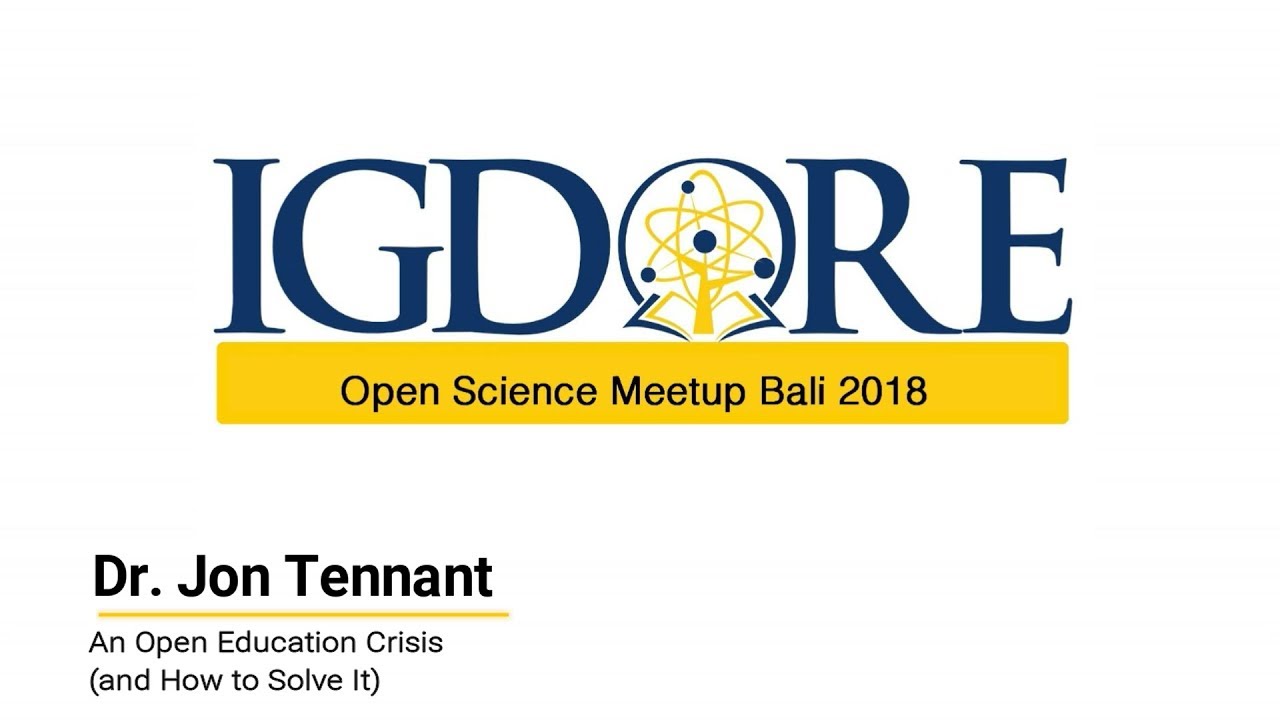OSM Bali: An Open Education Crisis. (Jon Tennant)