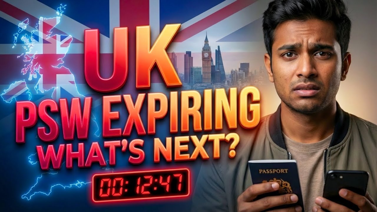 PSW Visa Ending in UK? These 6 Options Can SAVE Your UK Career (2026 Guide)
