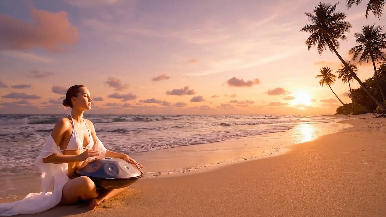 Tropical Sunset Handpan Music for Relaxation & Inner Peace 1111Hz | Handpan Horizon