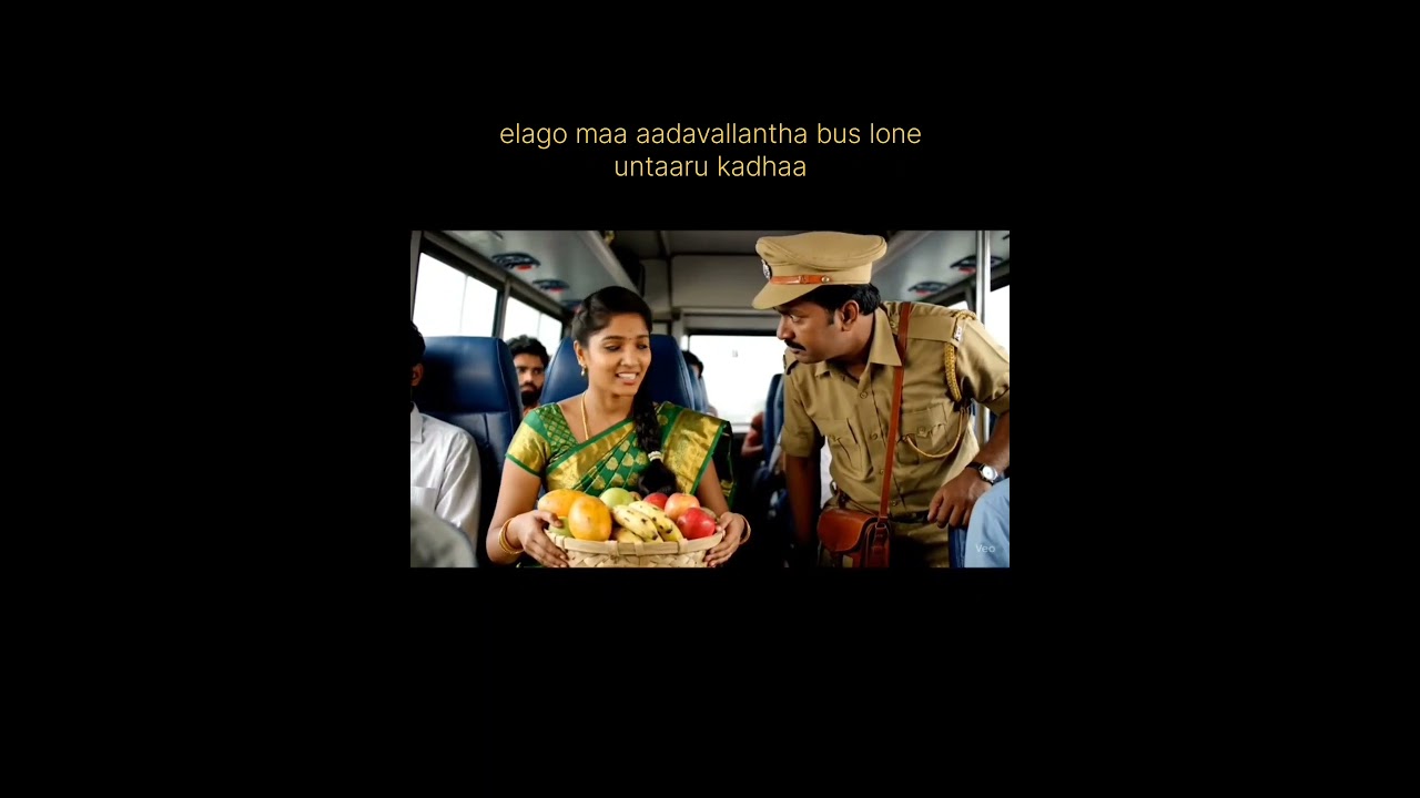 fruits kavalantey bus ekkandi 🤭 free bus mahathyam 🙌🏻