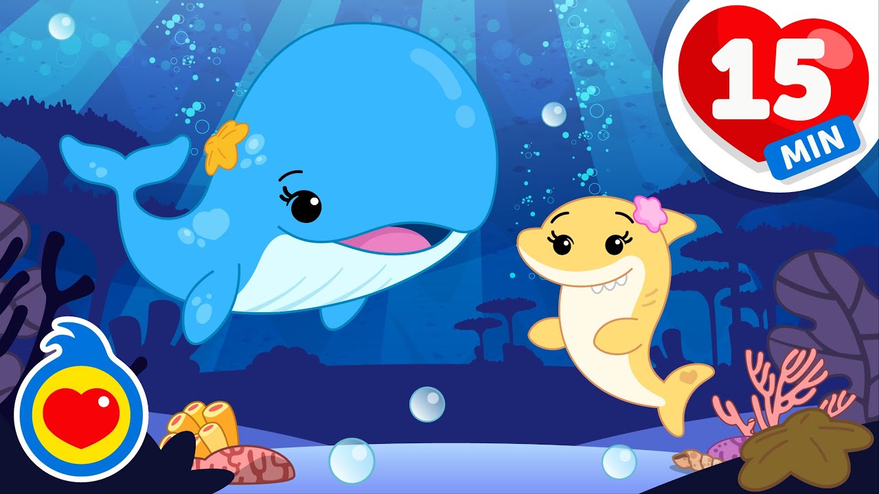 Tiburones, Ballenas y Marineros: Canciones Bajo el Mar 🐳⚓ Canciones Infantiles (15 Min) | Plim Plim