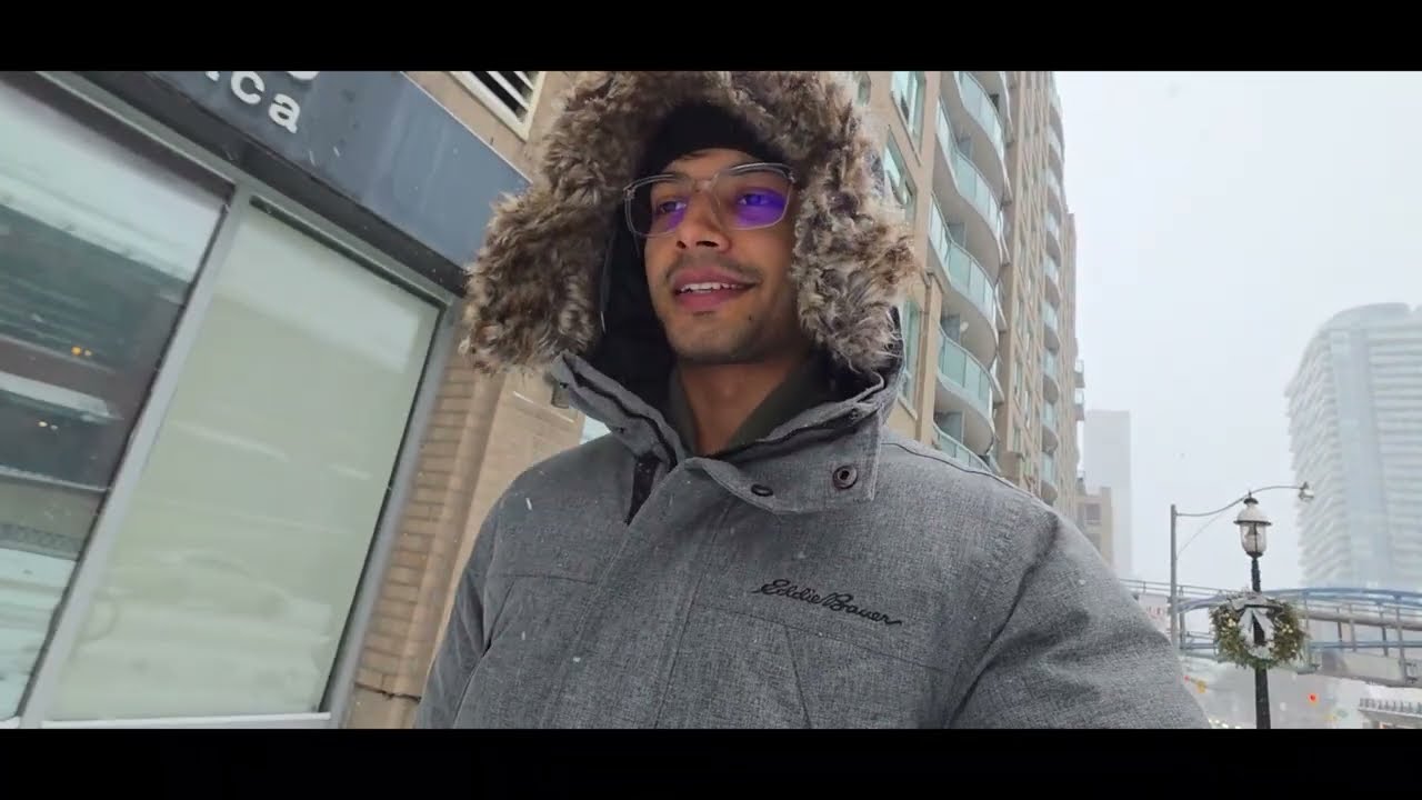 My First Vlog | Experiencing Canada’s Wild Snowstorm 🇨🇦 ❄️ | Daily Vlog #001
