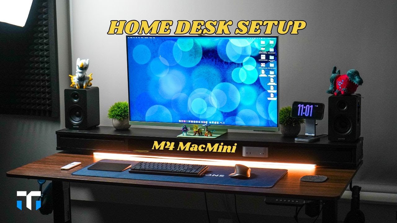 My 2024 M4 MacMini Home Desk Setup!