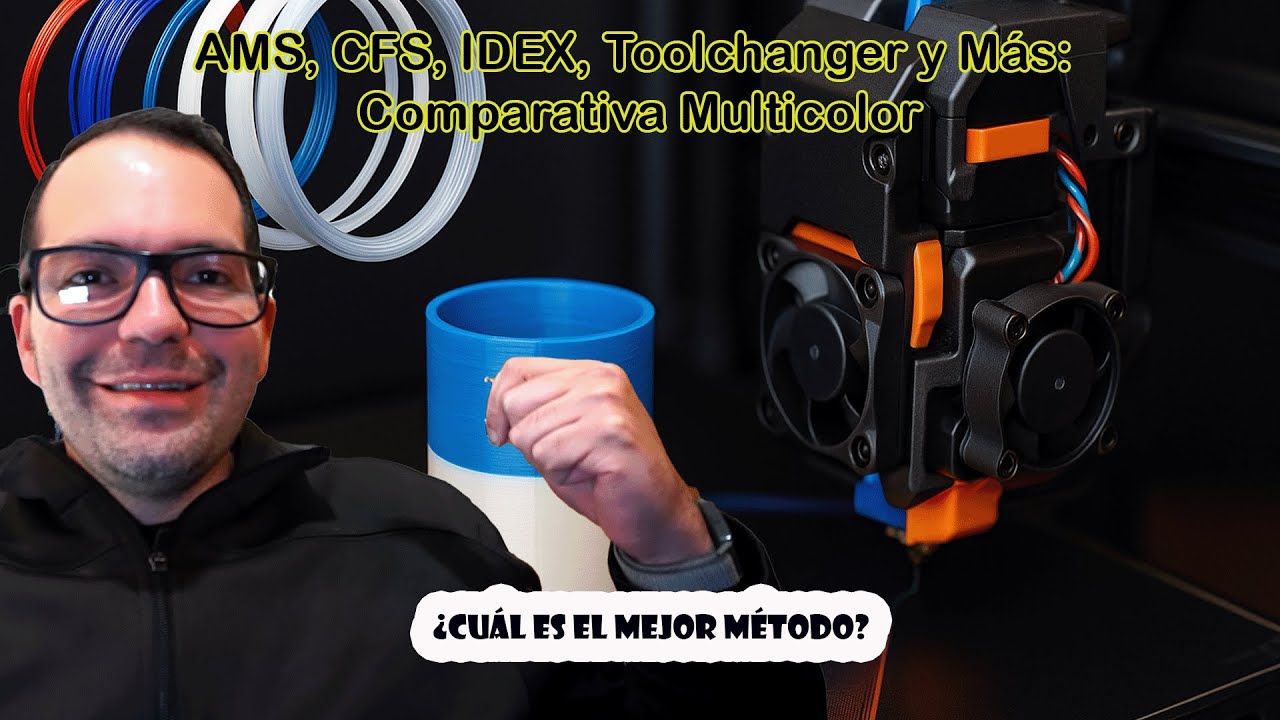 AMS, CFS, IDEX, Toolchanger, MMX, ACE Pro y Más: Comparativa Multicolor 2025