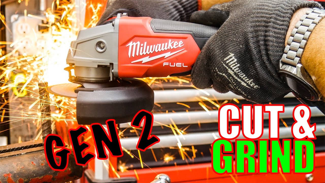 МОЩНОСТЬ И УДОБСТВО! Угловая шлифовальная машина Gen2 Milwaukee 2880 M18 FUEL 4-1/2