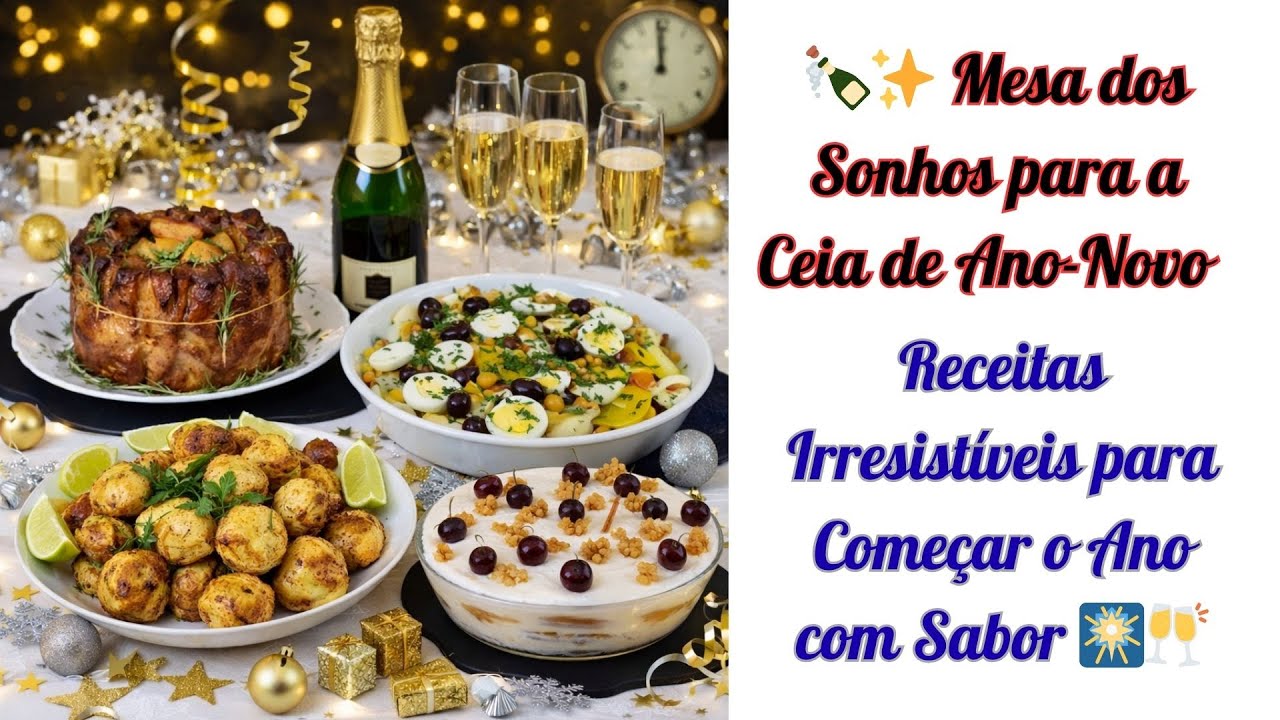 🍾✨ Mesa dos Sonhos | Receitas Irresistíveis e com muito SABOR!