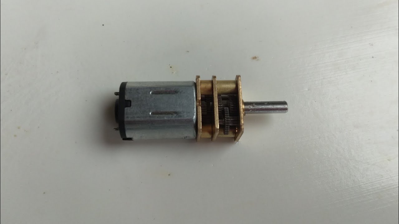 Motor gear metal N20 100 rpm vs 400 rpm