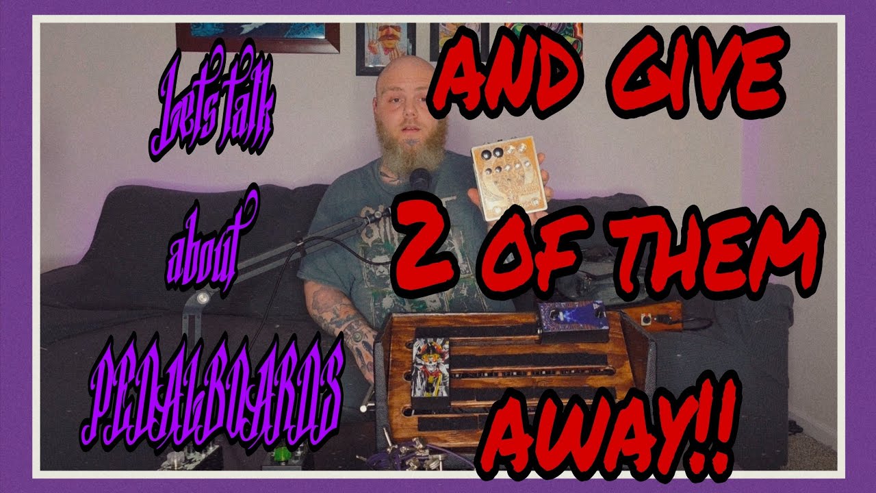 Pedalboards, Pedals, and a Giveaway!