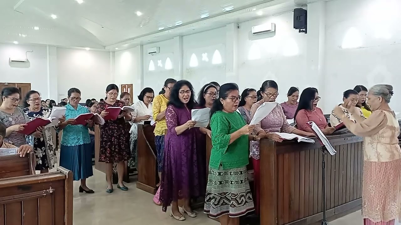 Puji Ma Jahowa - Koor P. Ina kamis HKBP Sukamaju, Minggu 22 September 2024