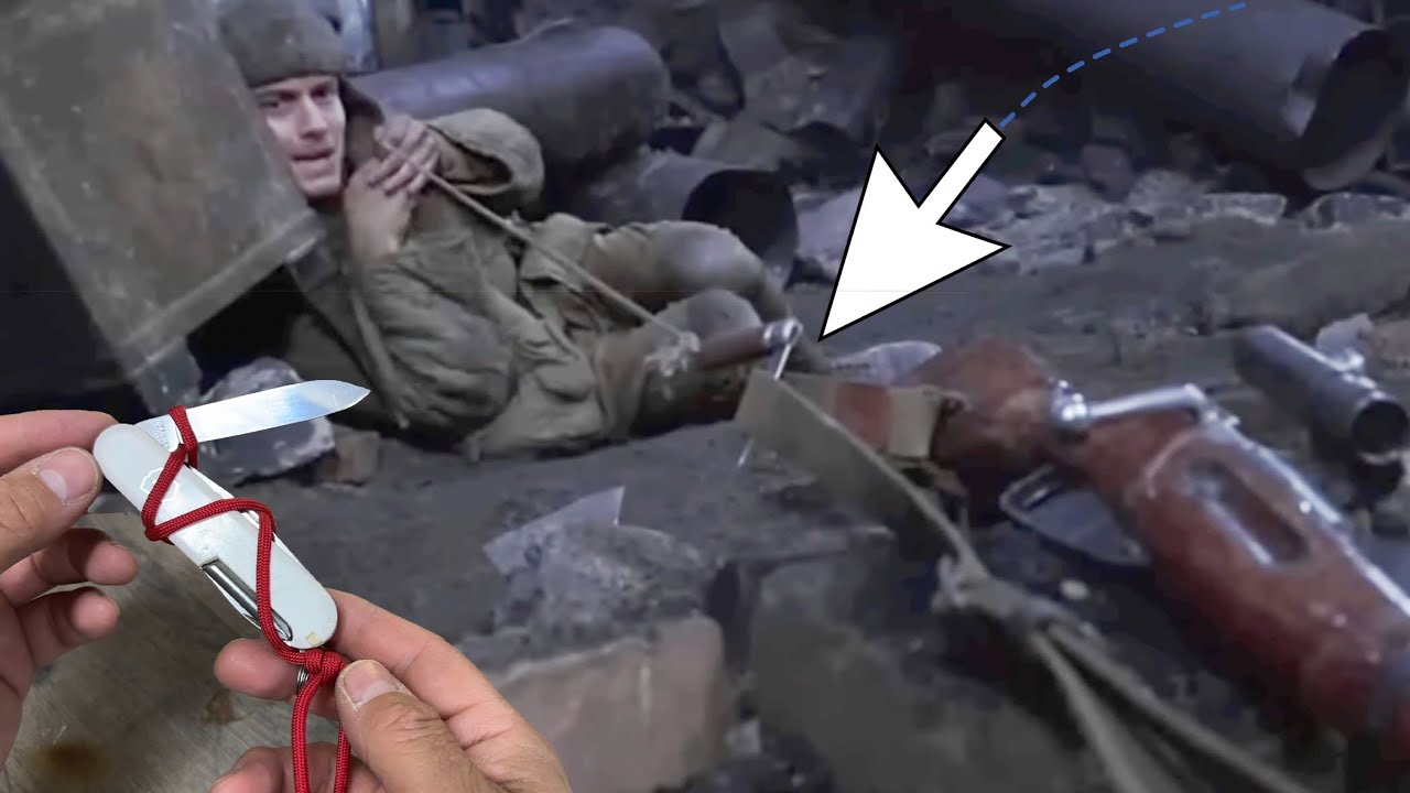Soldier could’ve used this knot ￼