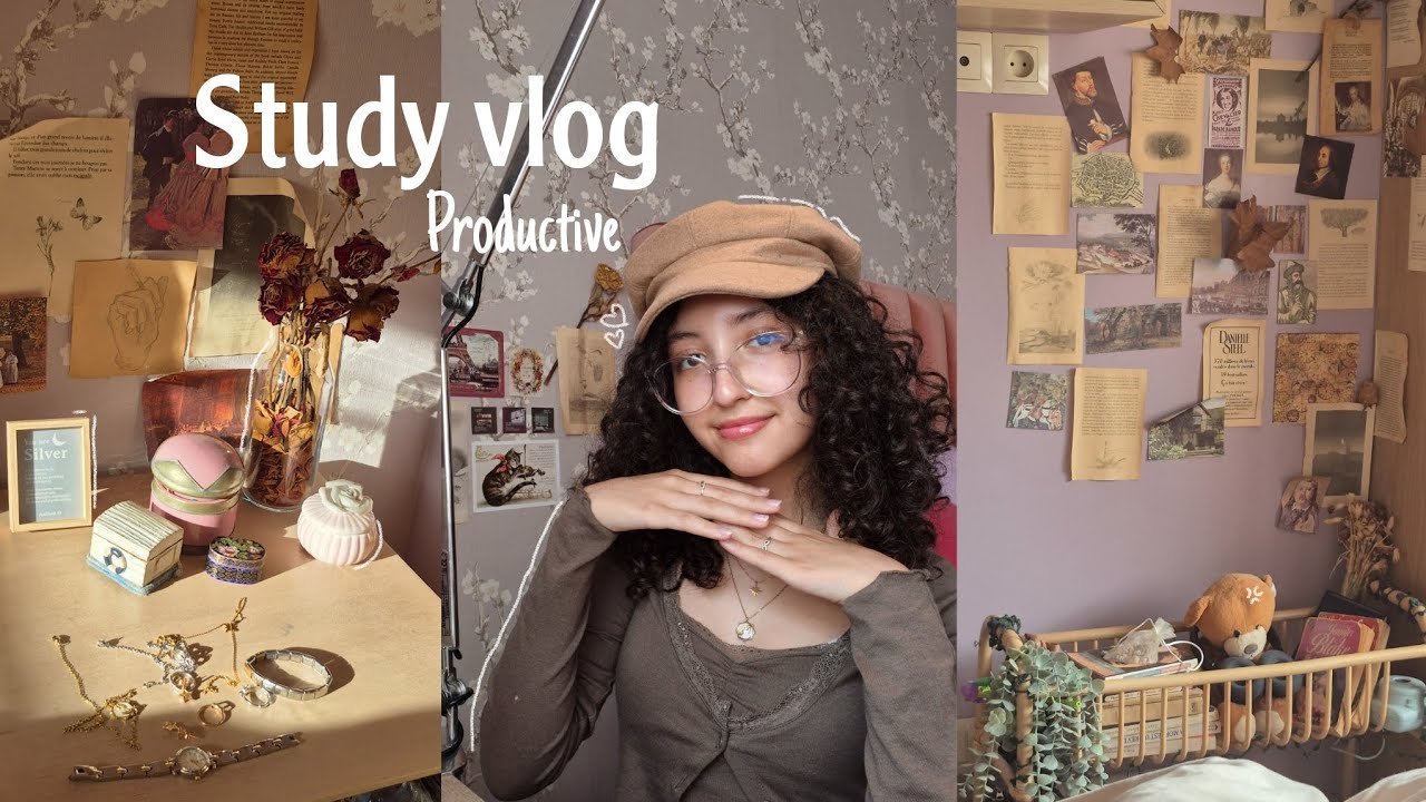 PRODUCTIVE STUDY VLOG🐾: changing phones, late night study, skincare, hangout...