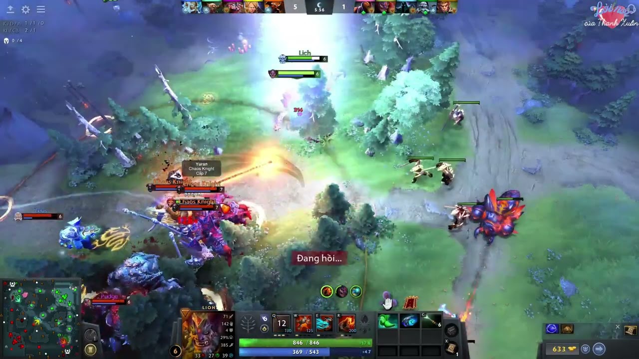 [Lion - 01] Lion + Abaddon [Hardlane] vs Zues + Chaos Knight #DOTA2Turbo  #dota2 #Lion