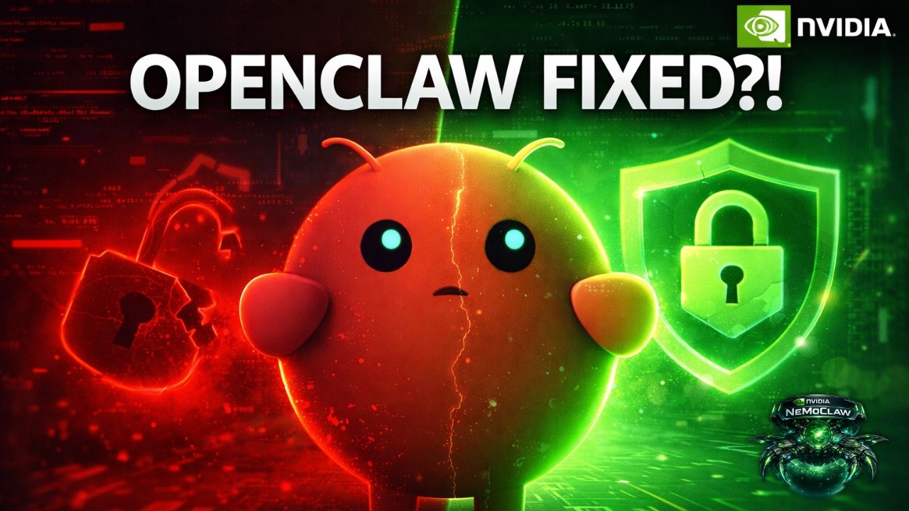 NVIDIA Just Fixed OpenClaw Security?! (NemoClaw Explained)