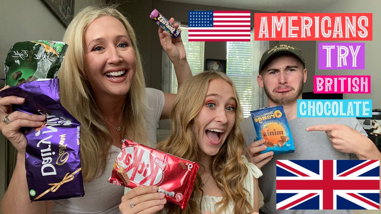 AMERICANS TRY BRITISH CHOCOLATE!! CADBURY VS HERSEYS