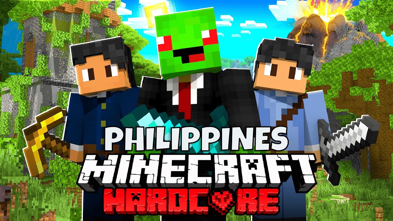 100 Players Survive the PHILIPPINES in Hardcore Minecraft!