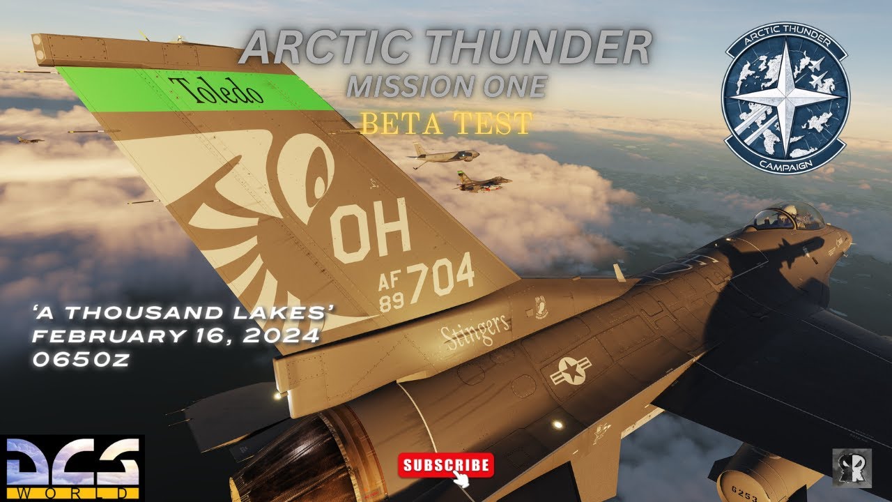 DCS F-16C Viper: Arctic Thunder Campaign Mission One (Spoilers) Brief Pinned in Comments
