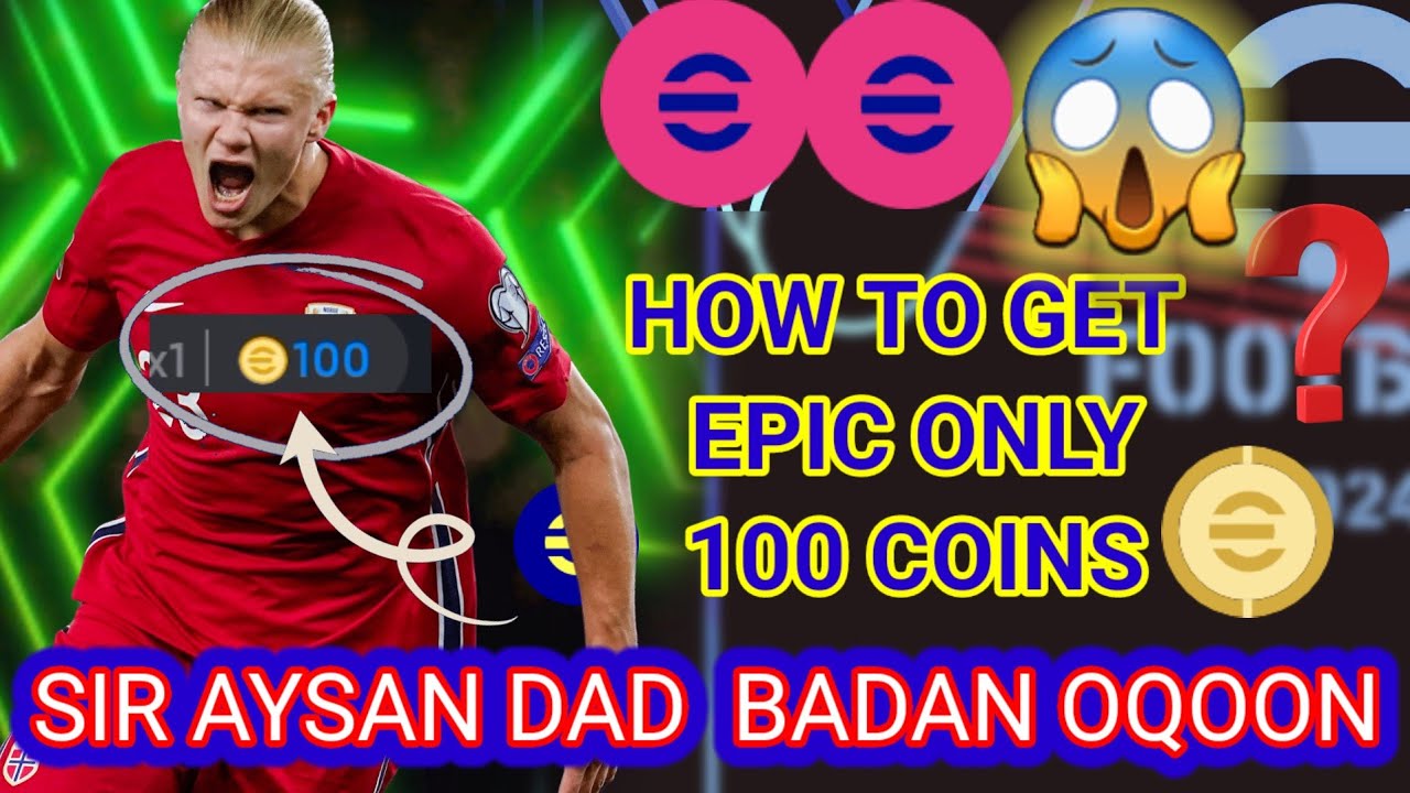 SIDE EPIC 100 COINS 🪙 UGU SO QABAN KARA HOW TO GET EPICSAMUEL ETO,OEFOOTBALL 2025 SOMALISHUJAC GEMAR
