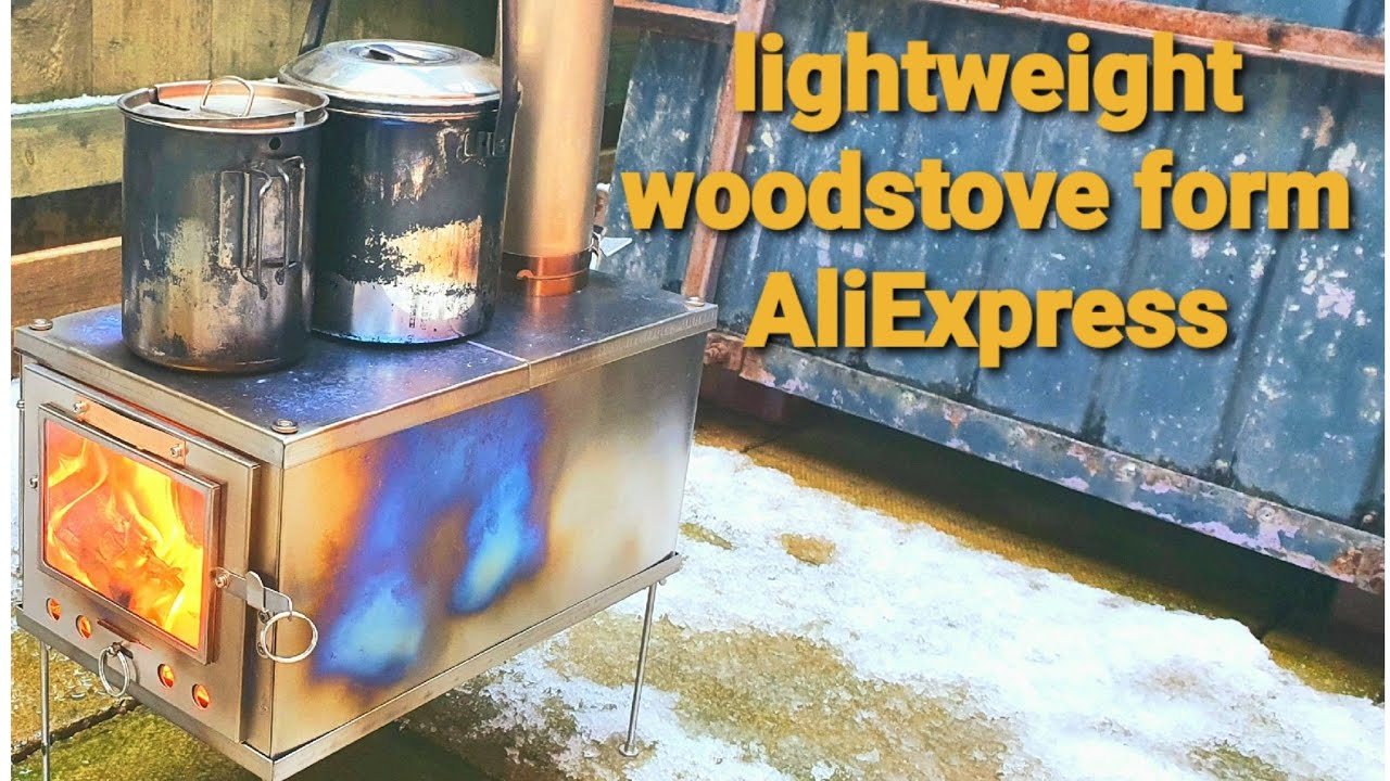 Thous Winds Outdoor ultralight titanium alloy wood stove from AliExpress (first look)