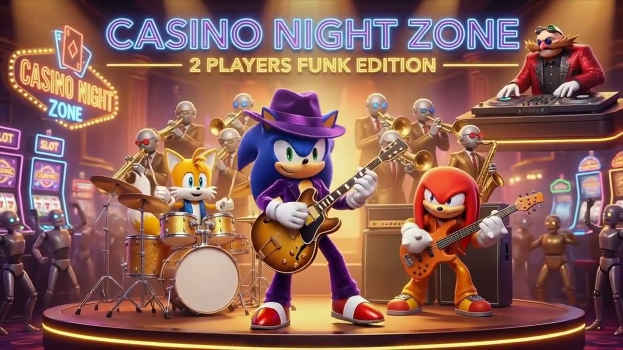 Sonic the hedgehog 2 - Casino night zone 2 players
