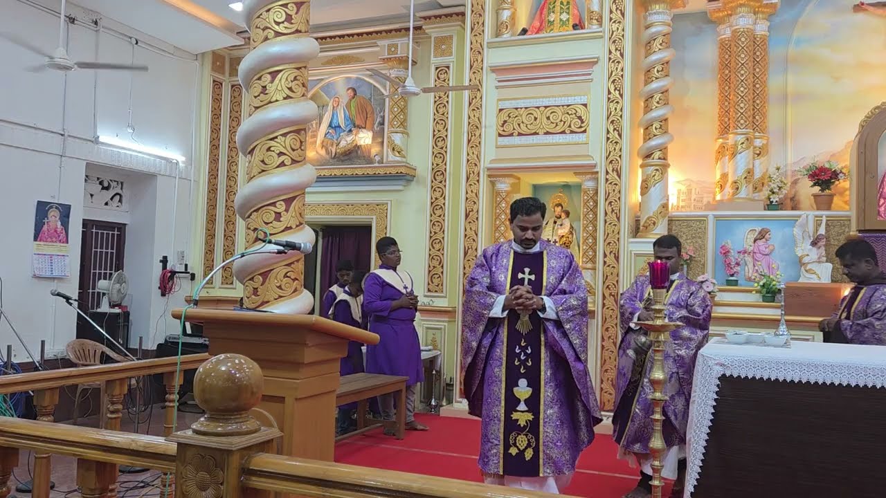 காய்ந்த மரமும் சாம்பல் புதனும் அலவந்தான்குளம் #ashwednesday