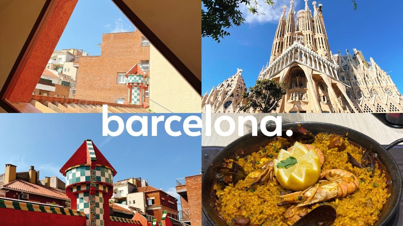Barcelona solo trip | walking tours | food, streets & Gaudí