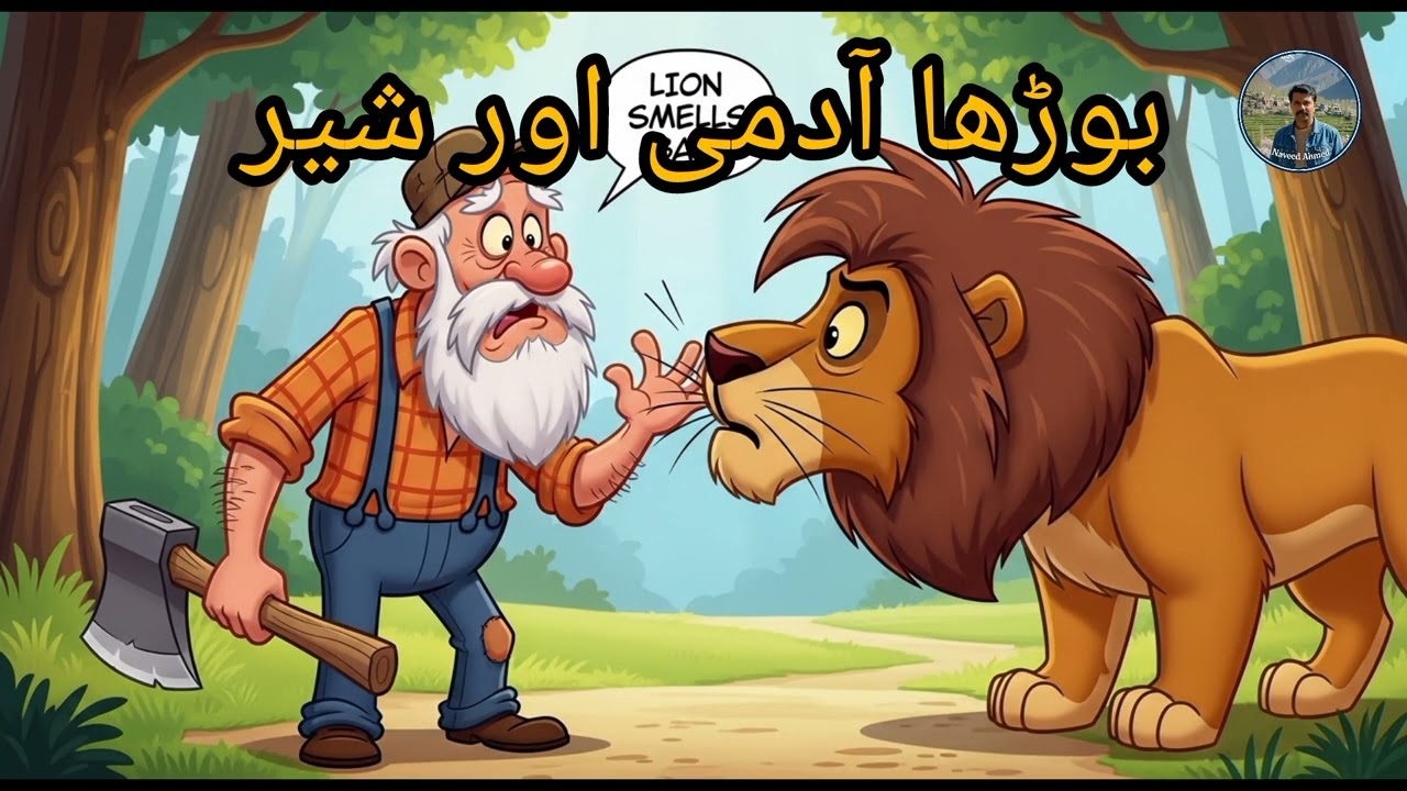 ایک لکڑہارا اور شیر | الفاظ کا زخم جسم کے زخم سے زیادہ گہرا ہوتا ہے | Moral Story