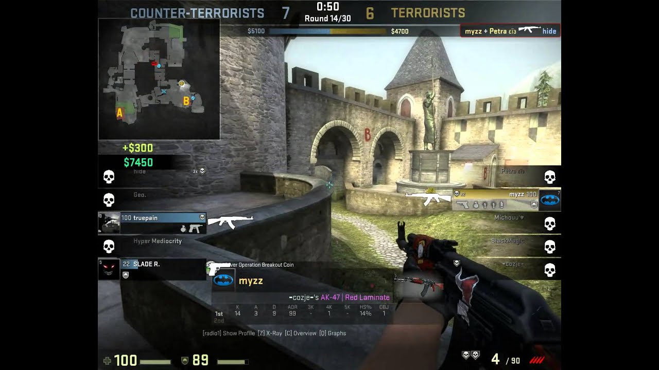 CS:GO 4k On the old Cobblestone RIP