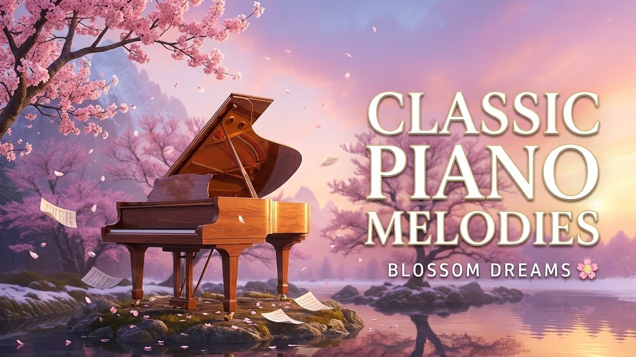 Classical Piano Melodies 🎹 for Relaxation, Peace, Sleep & Study | Blossom Dreams 🌸