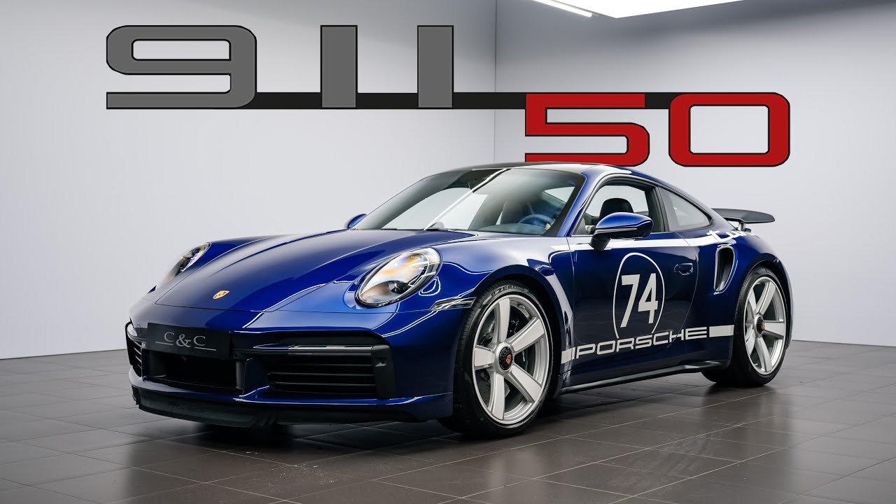Special Edition! Porsche 911 Turbo S 50 Years (Sound, Interior, Exterior)